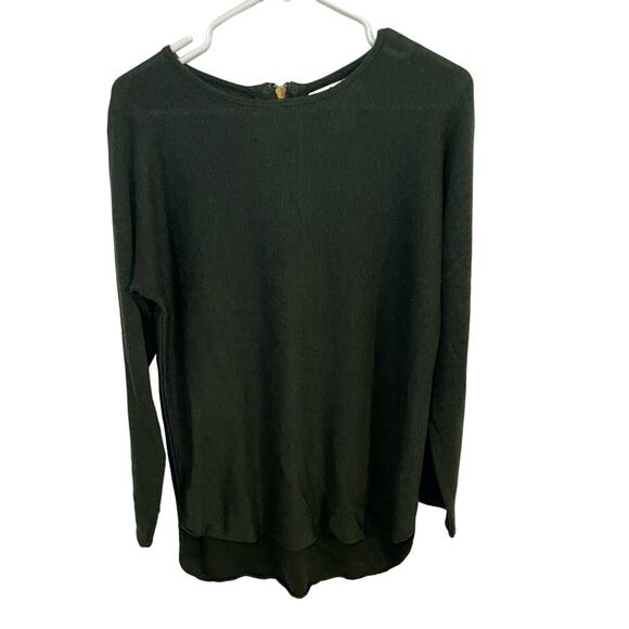 Nwot Magaschono Green Long Sleeve Sweater womens size small - Picture 1 of 5
